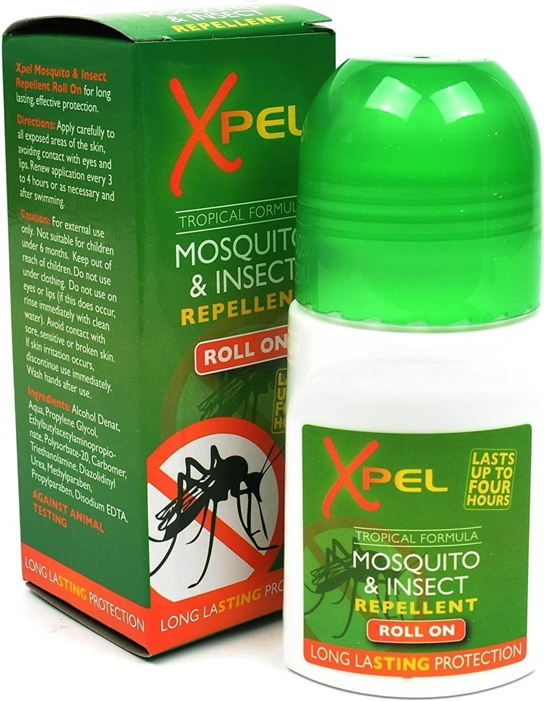 Xpel Tropical Formula Mosquito Insect Repellent Wipes 25 Wipes