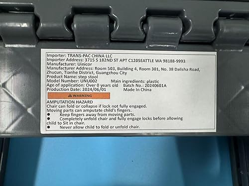 Miniatura 3 de Taburete plegable de 9 pulgadas para adultos y niños con capacidad para hasta 300 libras, taburetes plegables antideslizantes con asa, taburete