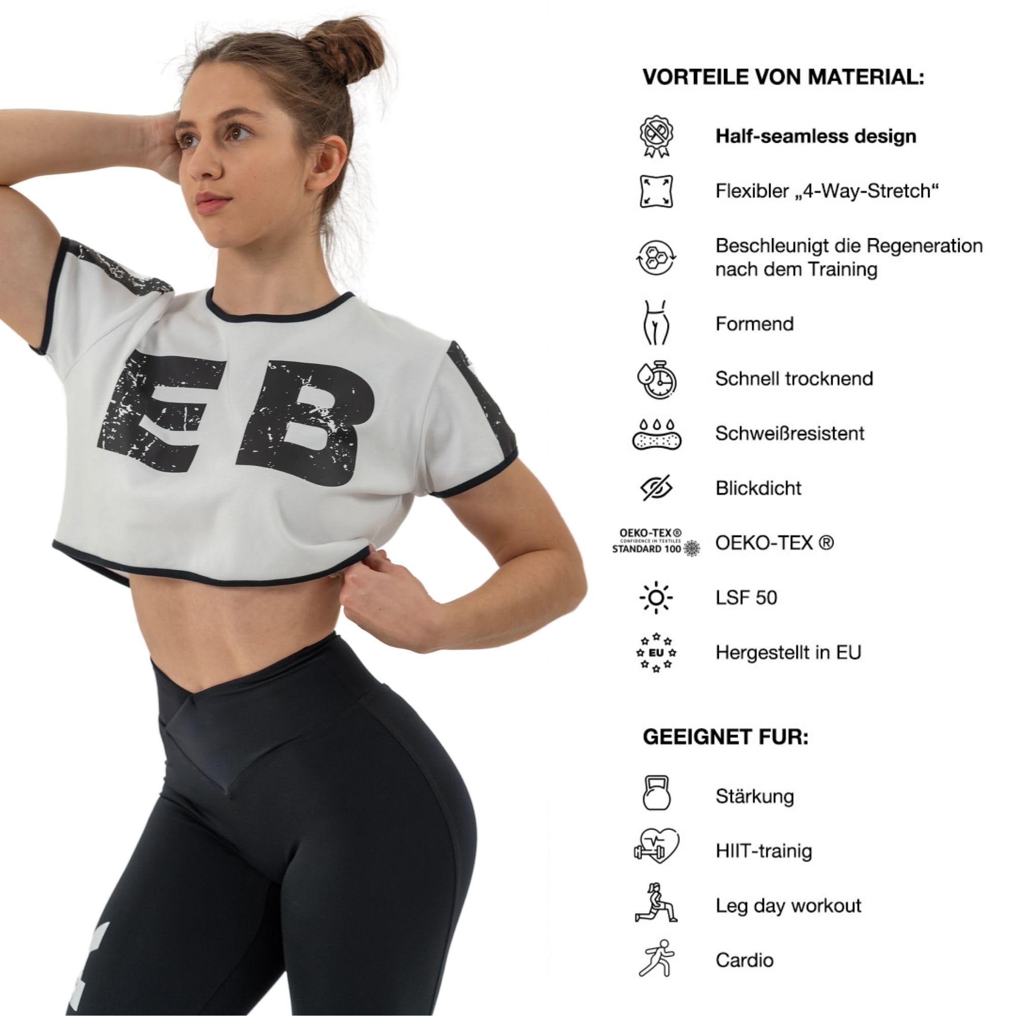 Nebbia Scrunch Leggings für Damen – Push Up Yogahose mit V-förmigem Bund und Kompressionsmaterial – Blickdichte Scrunch Butt Leggings Sportbekleidung Hosen für Training, Leggins Damen