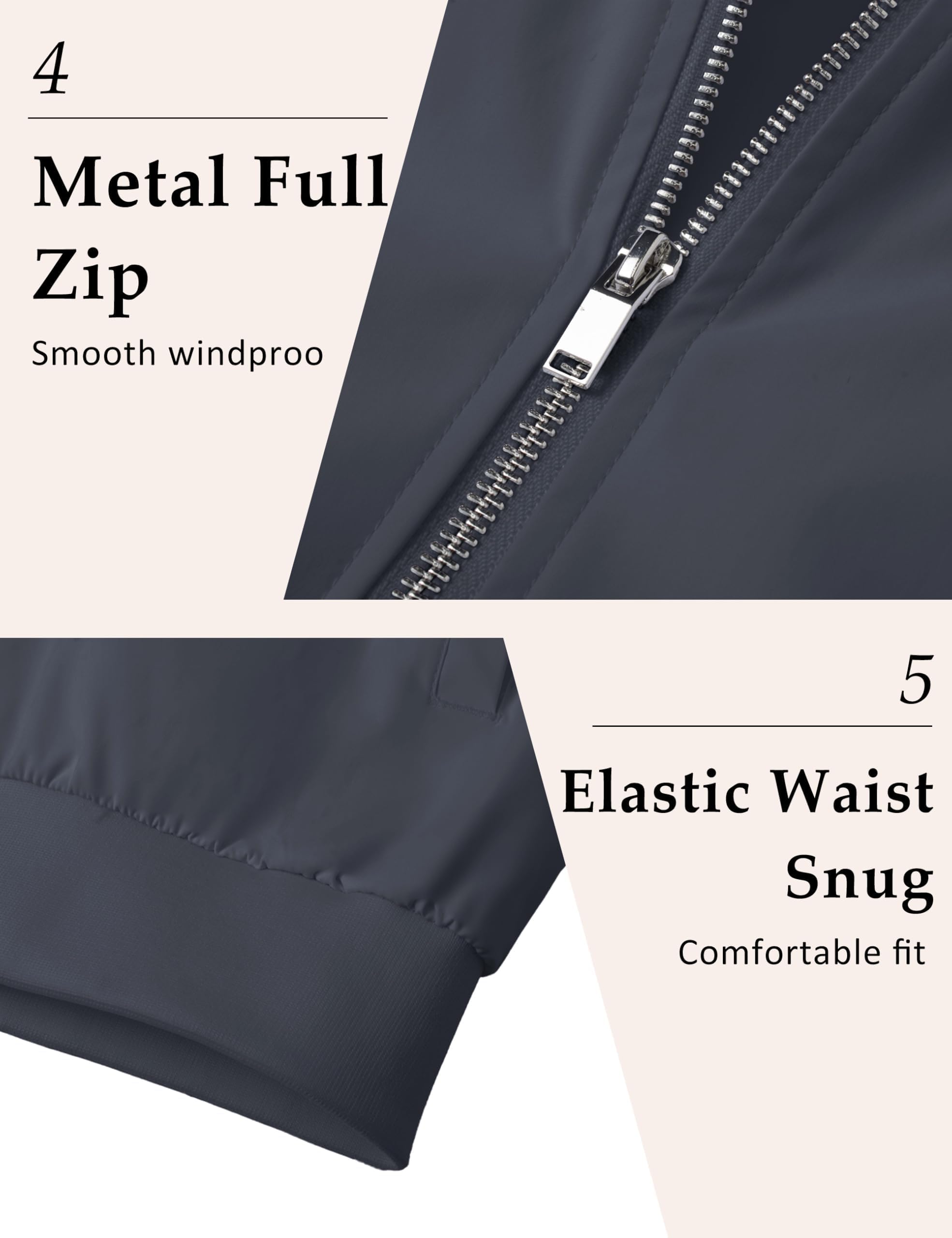 MAGCOMSEN Bombers Homme Veste Militaire Homme Veste Aviateur Pour Hommes Zippée Veste Décontractée Veste Tactique Veste de Base