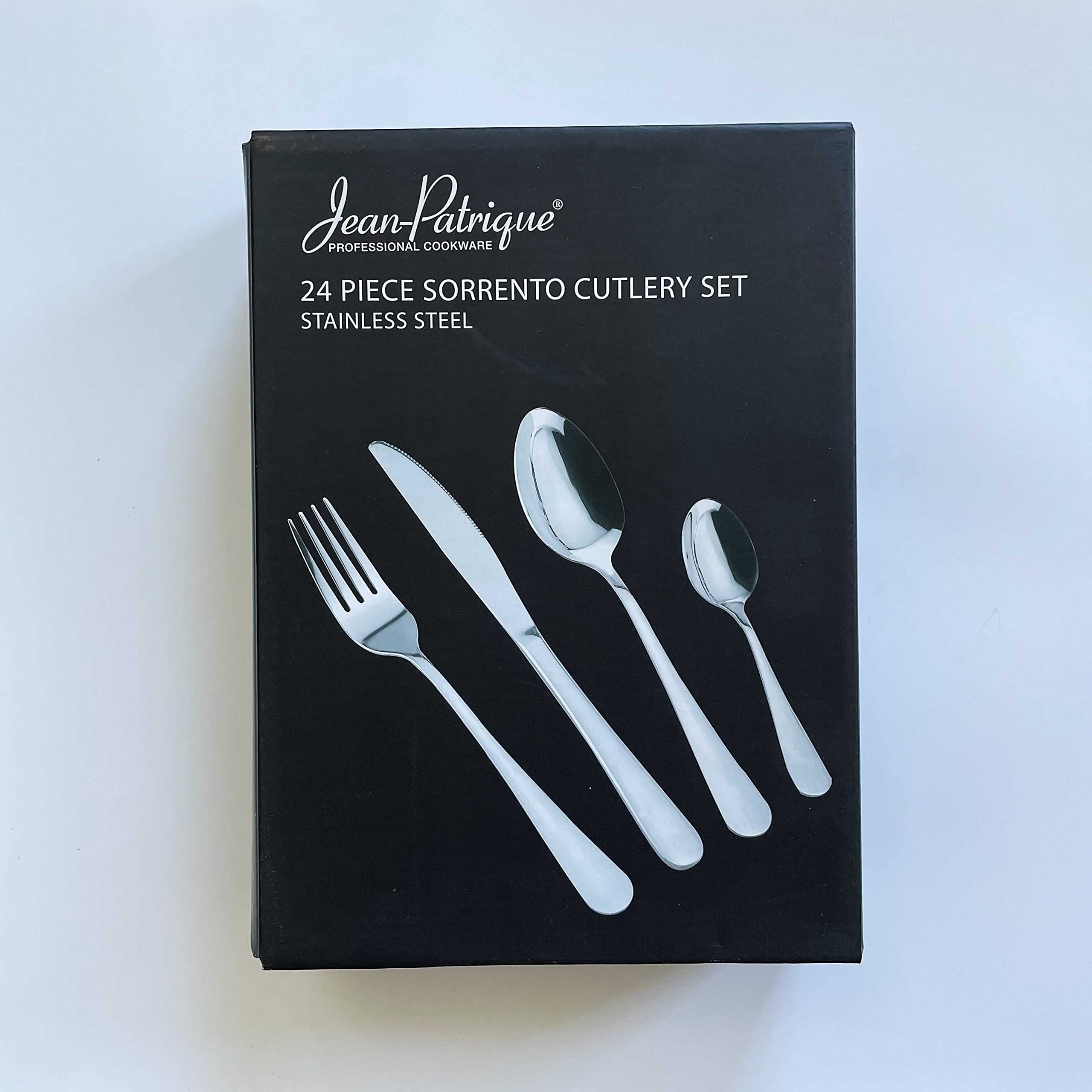 Jean Patrique 24-częściowy zestaw sztućców ze stali nierdzewnej Sorrento
