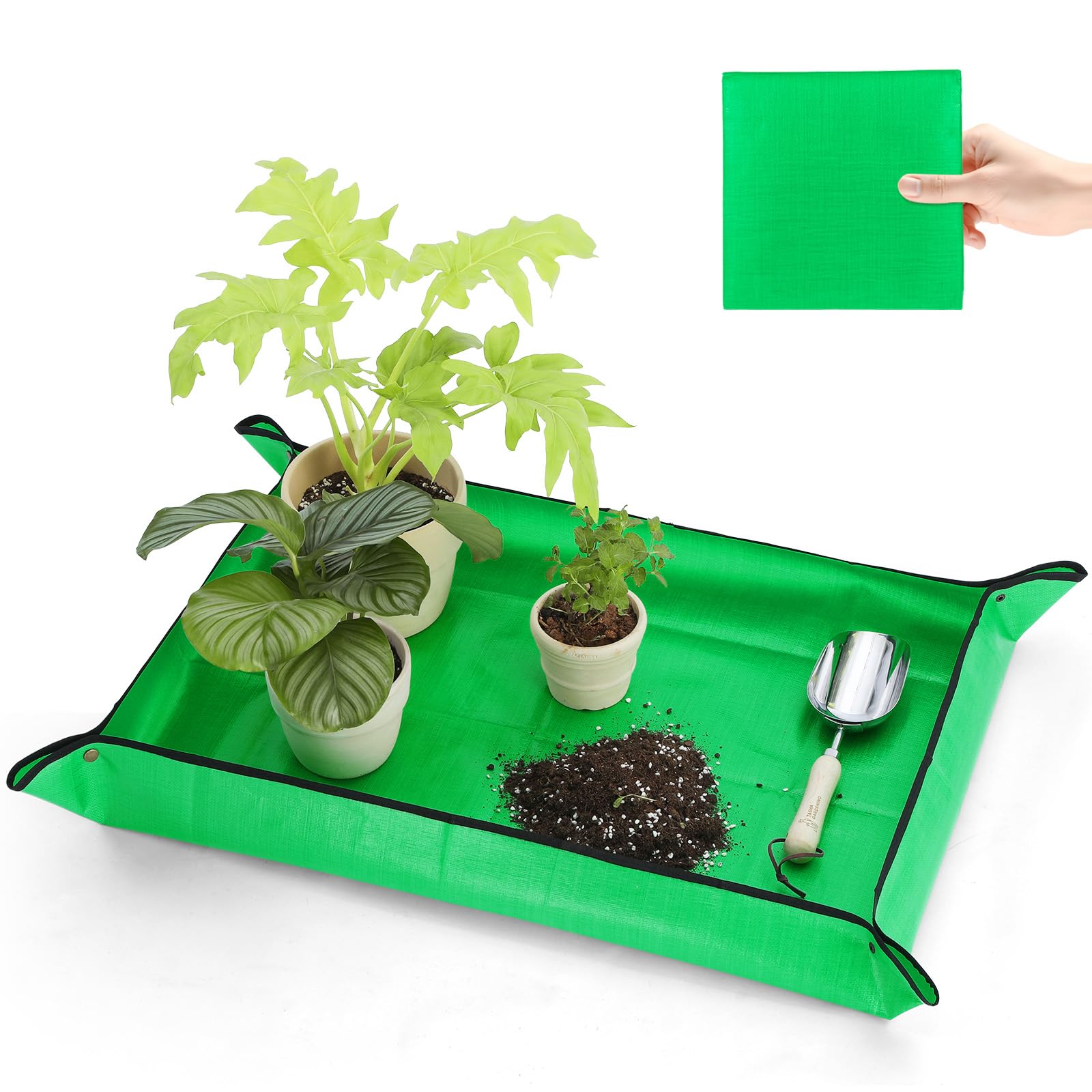 Waterproof Repotting Mat Super Thick for Indoor Potting Soil 39.5"x29.5"