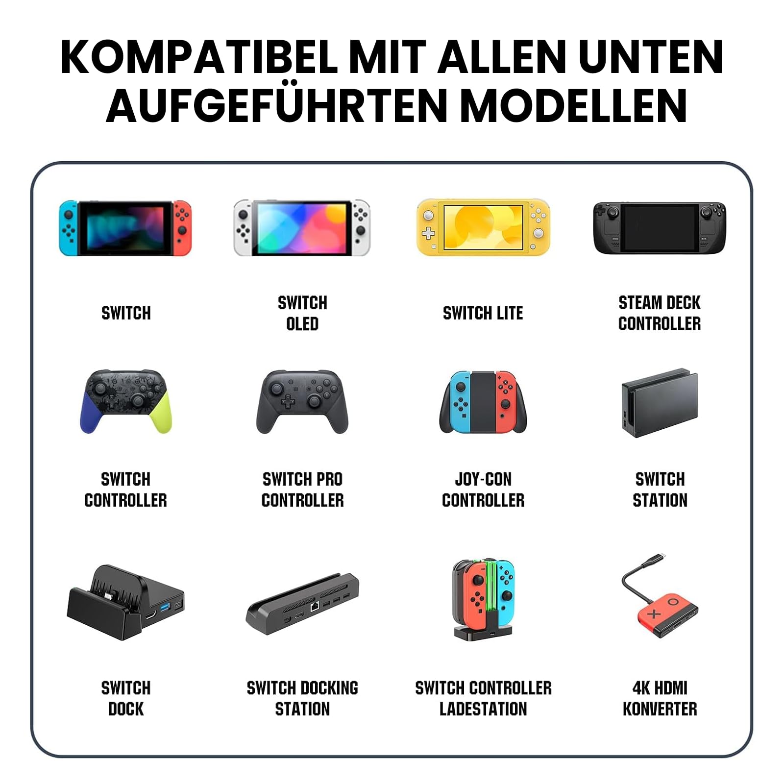 39W Ladekabel Netzteil Kompatibel mit Switch OLED Lite Dock und Pro Controller, 15V 2.6A Kabel Ladegerät PD Typ C Unterstützt TV Modus Schnelles Aufladen