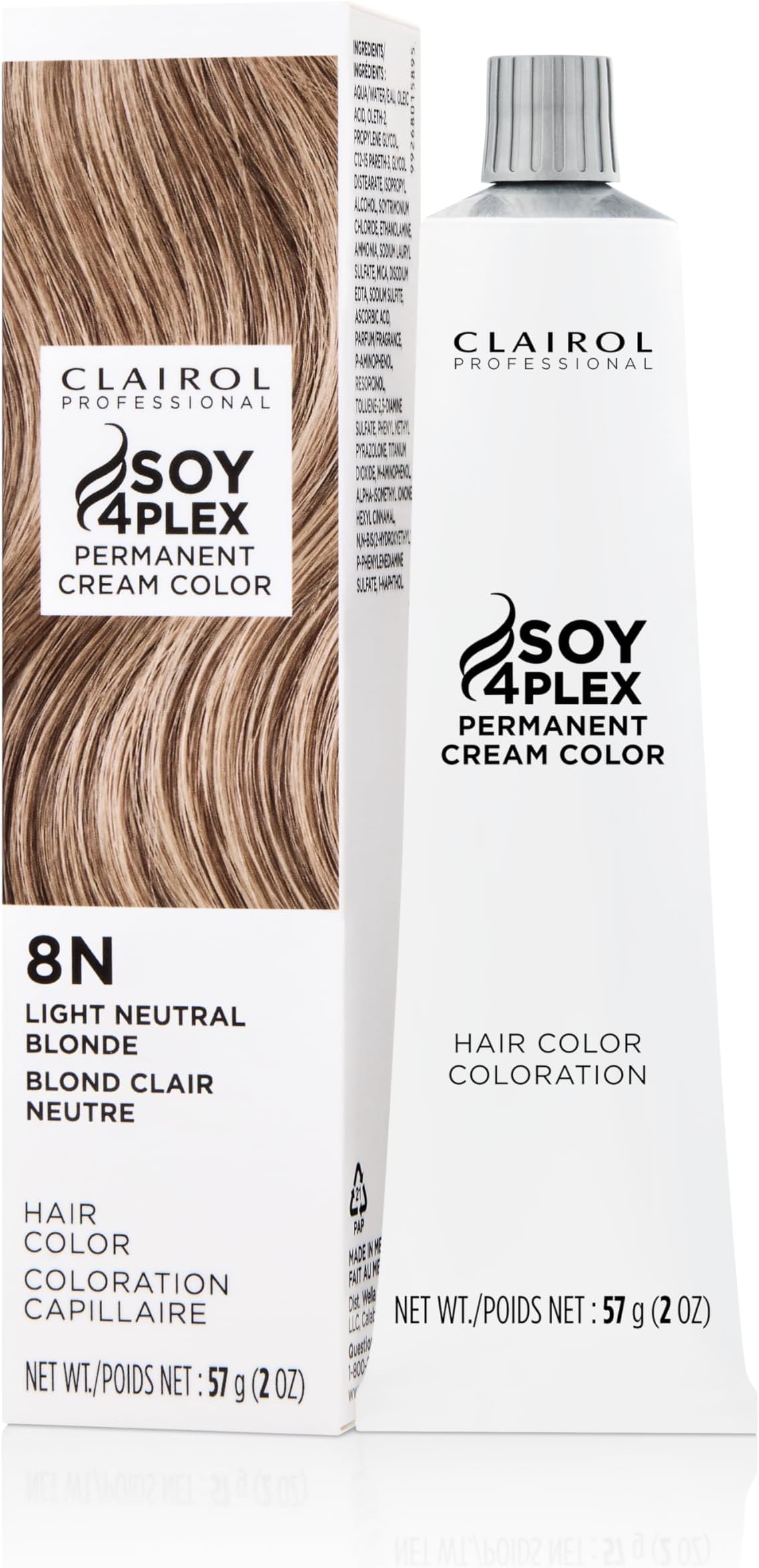 Permanent Cream Hair Color | Blonde, Brown, Black, & Red-Violet Shades for 100% Gray Coverage | Deep Conditioning & Fade Resistant Results