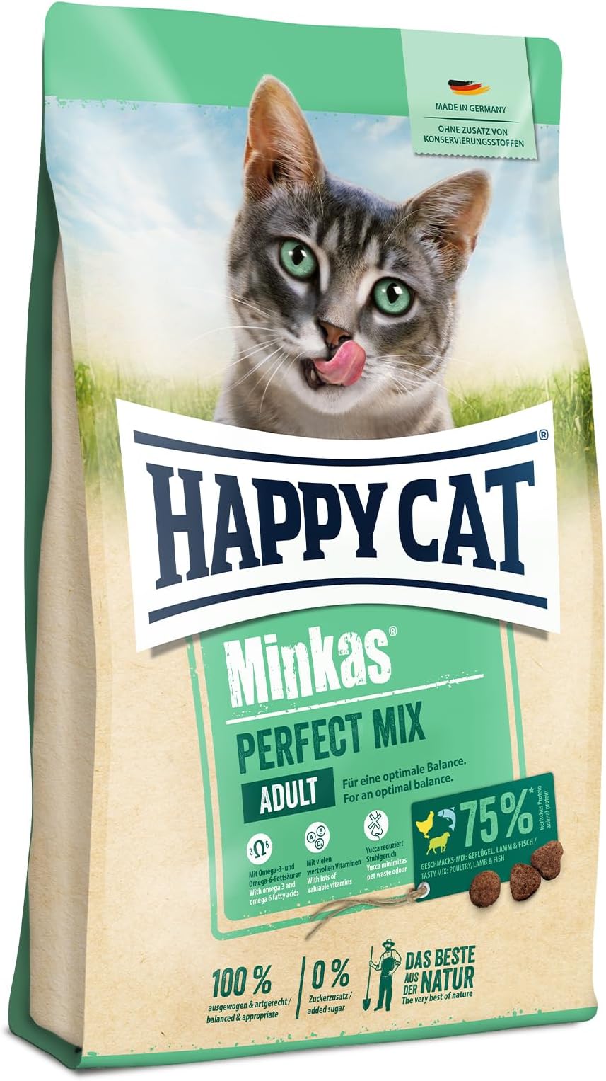 Happy Cat Minkas Perfect Mix Cat Dry Food 10Kg