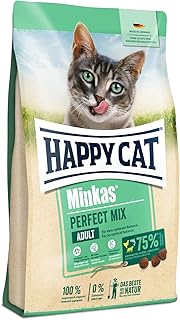 Happy Cat 70414 – Happy Cat Minkas Perfect Mix Geflügel, Fisch & Lamm – Trockenfutter für Katzen – 1,5 kg Inhalt product image