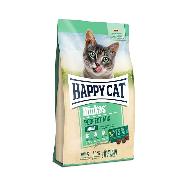 Happy Cat Happy Cat Minkas Mix 70414 - Alimento seco para Gatos, Pescado y Cordero, 1,5 kg