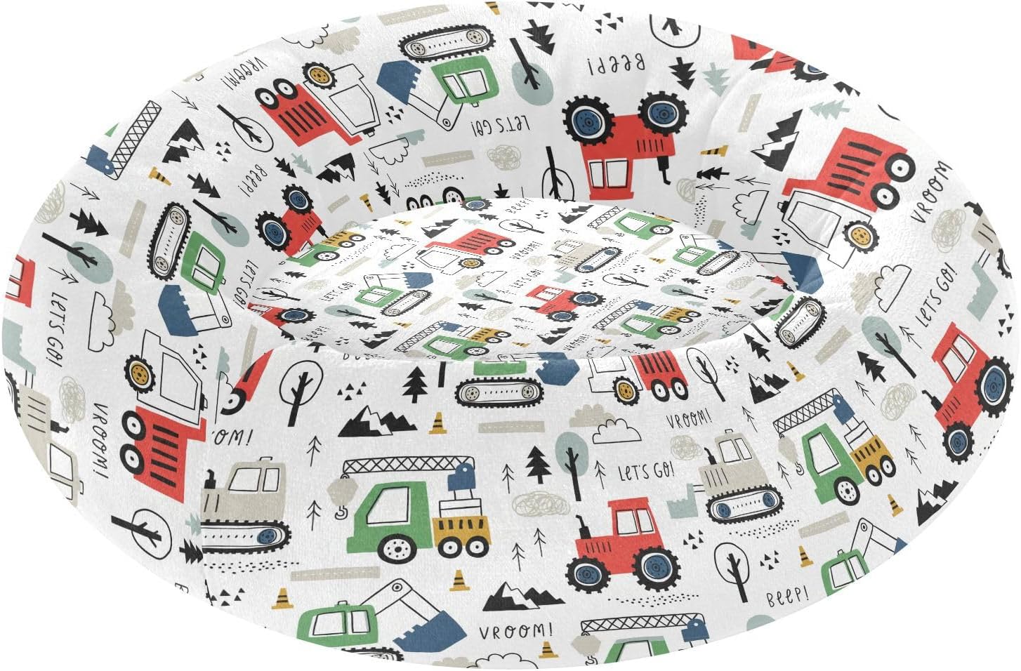 Pet Dog Beds Warm & Soft Fluffy Cat Pillow Bed for Small Size Pets Sleeping M Cartoon Truck