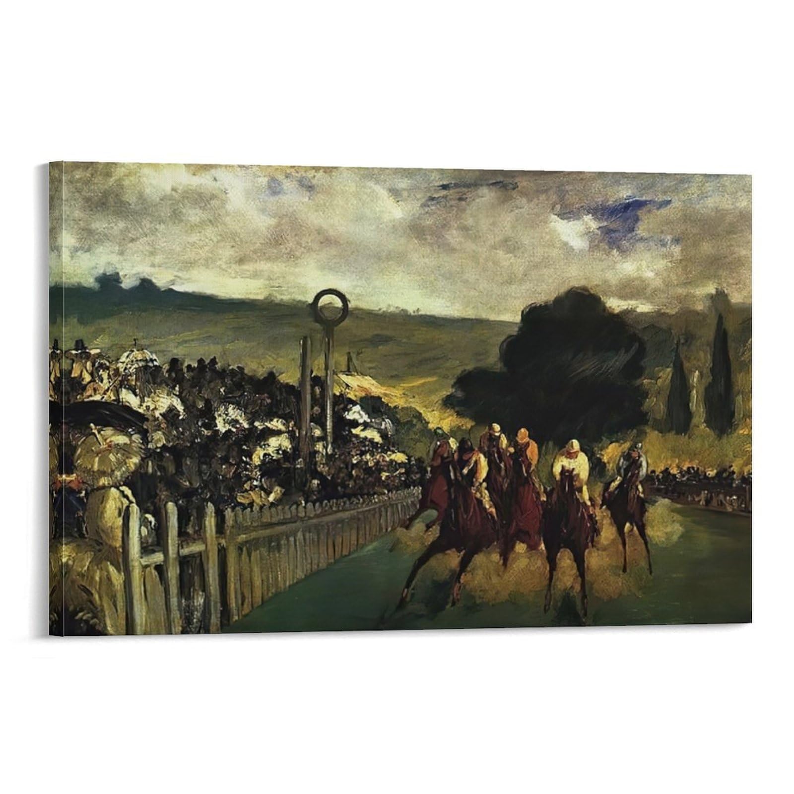 Amazon.co.jp: 画家 エドゥアール・マネ 印象派 ロンシャンの競馬場