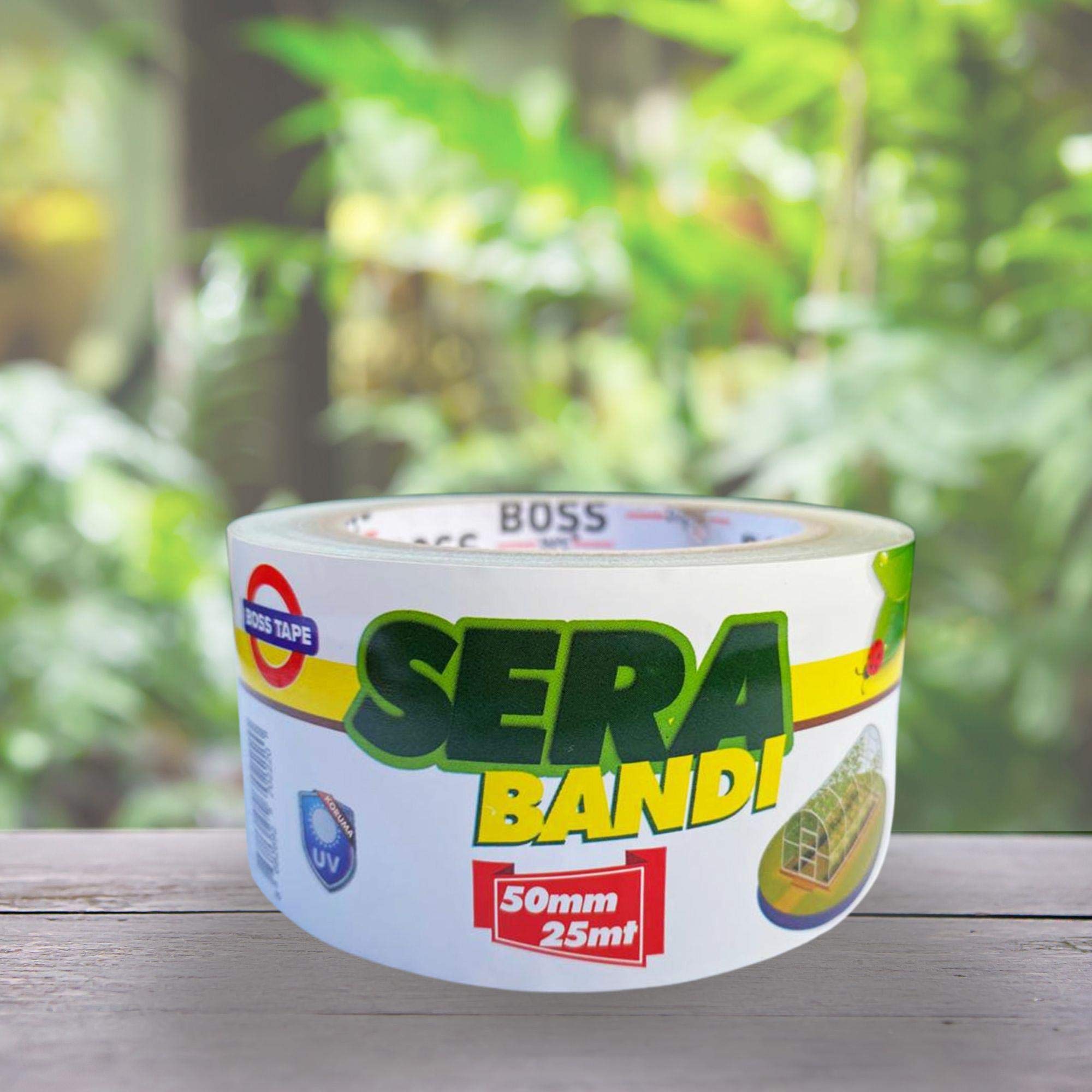 Boss Tape Sera Onarim Bandi, 90 Mikron PE, 150 mm x 25 m, Seffaf