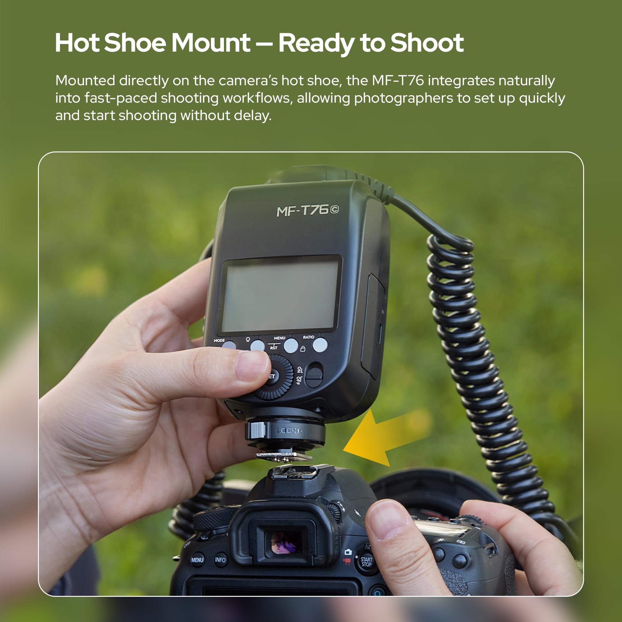Godox MF-T76 S Dual-Head Macro Flash 76Ws GN 22.4 TTL per Sony