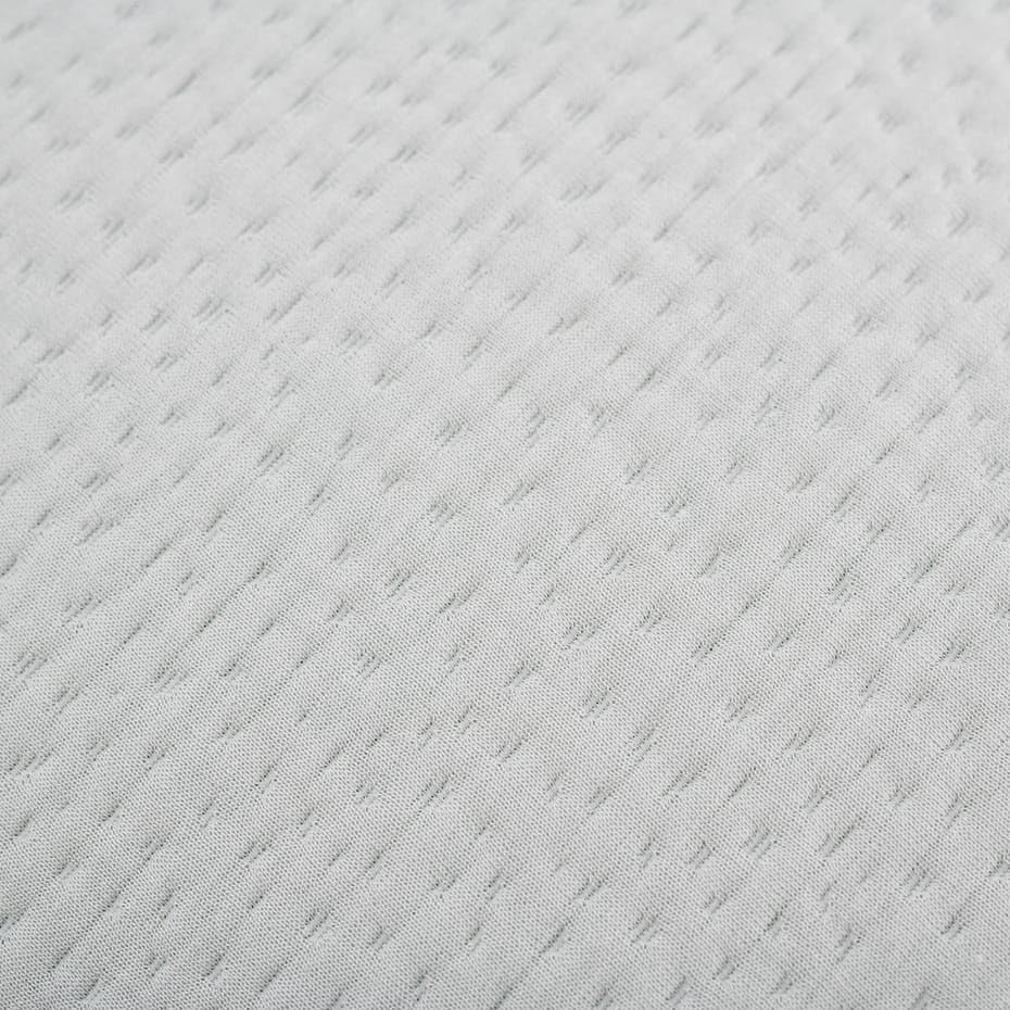MAXCOLCHON Almohada Viscoelástica Mlily Perforada con Tratamiento Eco-Fresche Antibacteriano Y Transpirabilidad Media-Alta De 70x35 cm. Incluye Funda con Cremallera