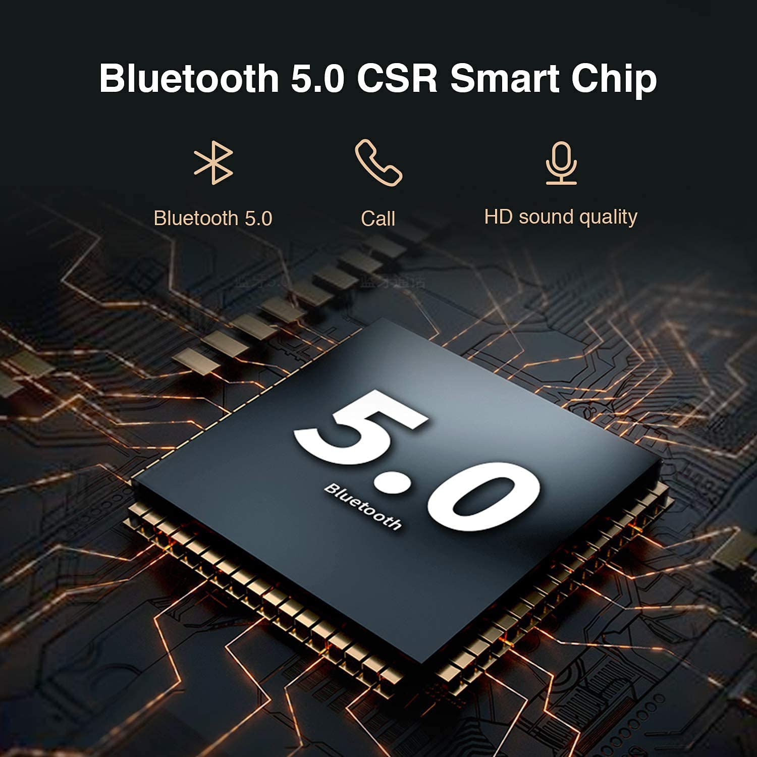 Cuffie Bluetooth Per Casco Moto TOPRUI - Vivavoce Con Controllo Chiamate E Musica | Antivento E Antiinterferenza