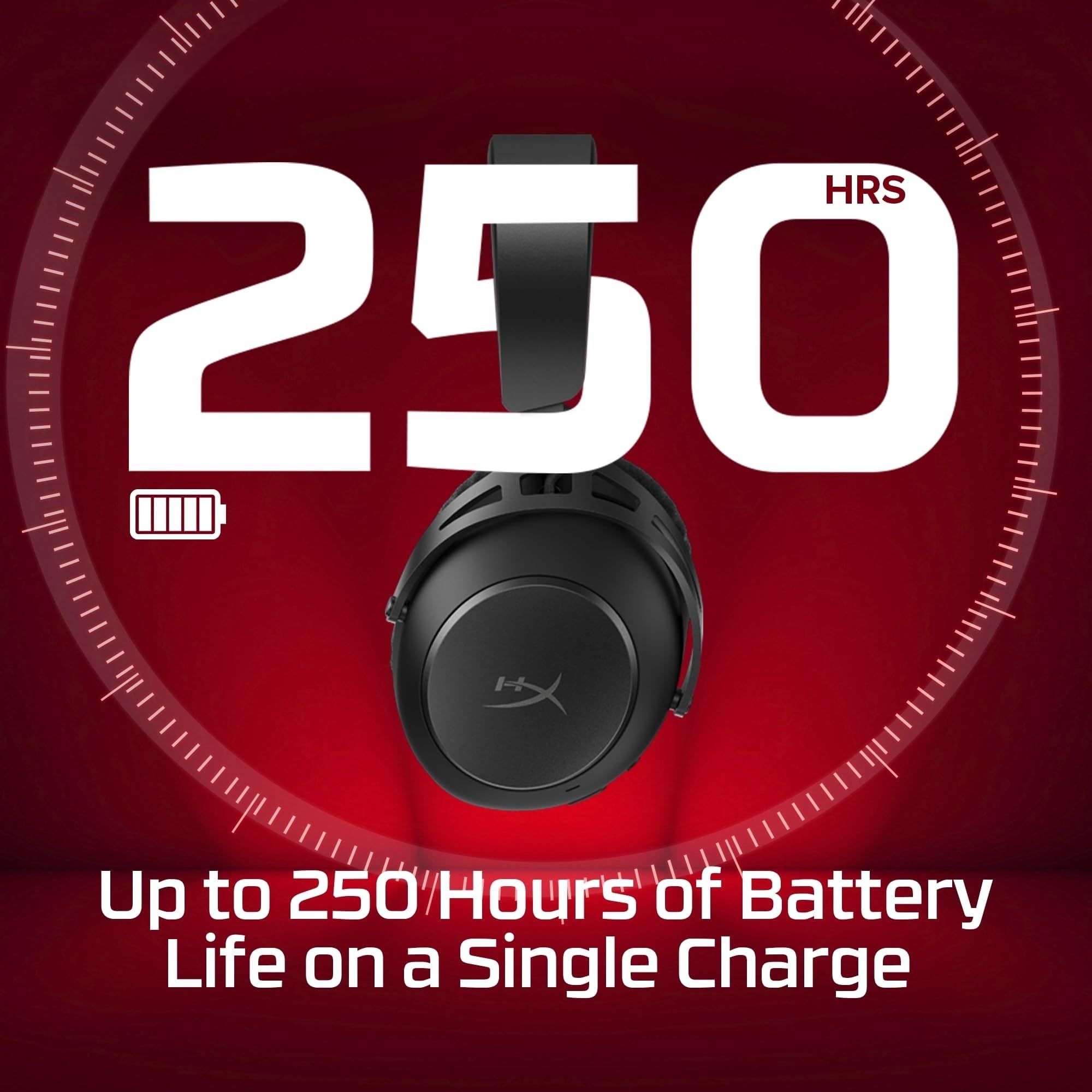 Cloud Alpha 2 Wireless Gaming Headset - 250 Hours Battery Life - Dettaglio
