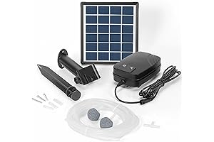 Biling Solar Aquarium Pump with Battery Backup: Oxygenating Your Pond with Efficiency and Sustainability