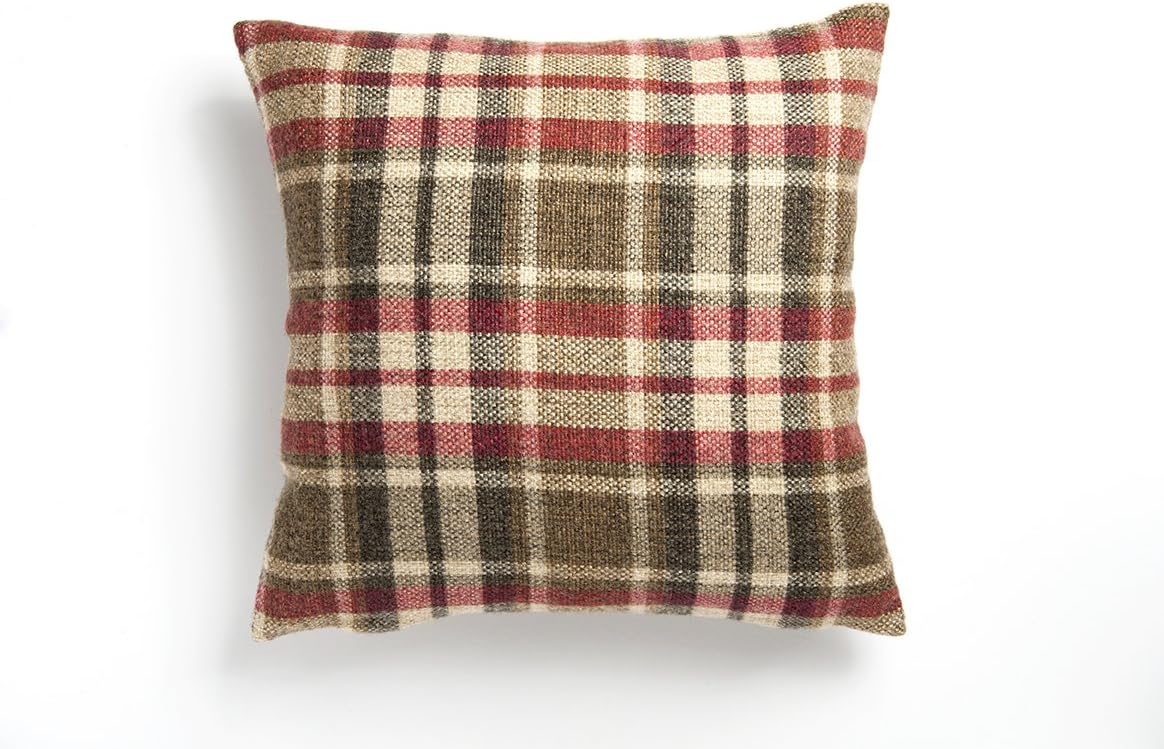 Tweed 17in x 17in Cushion Cover in Red