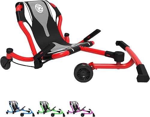 Miniatura 8 de EzyRoller Spinner Ride On Scooter para niños y adolescentes, juguete de paseo para exteriores con ruedas giratorias para derrapes y giros cerrados
