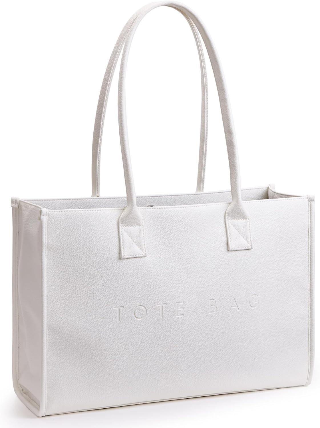 KALIDI Oversize Pu Leather Tote Bag Women Weekender Bag Shopper Handbags Purses with Top Handle
