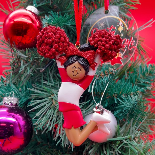 Amazon.com: Cheerleader Ornament Personalized 2025 Cheer Christmas