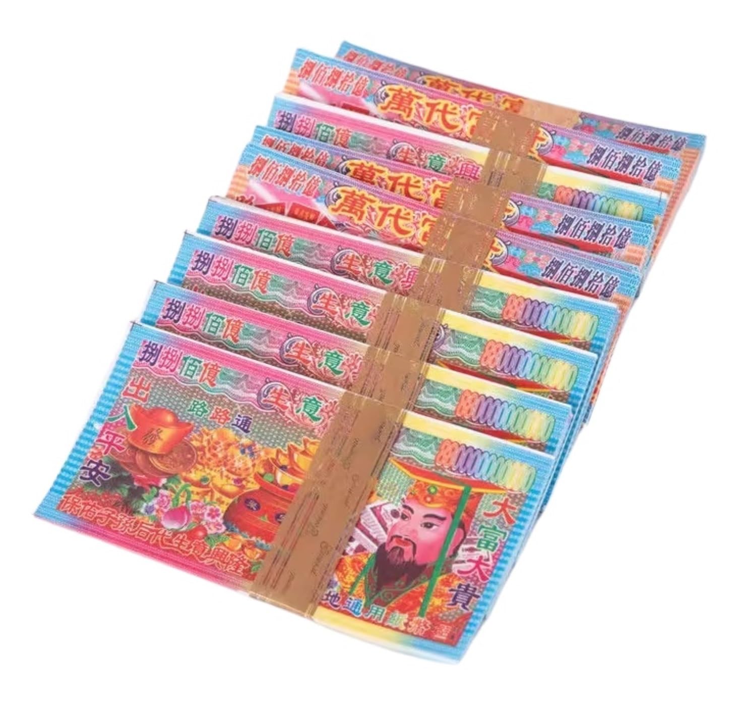 Joss Papier Chiński Papier Joss Z Pieniędzmi Przodków, Jade Emperor Hell Bank Grafvegen(3600 sheets)