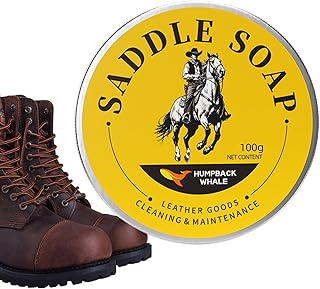 [Birsuruzor] 皮革用サドルソープ | 100g ジャケットとブーツ用クリーナー | レザー 汚れ 落とし クリーム | 車愛好家、家具、住宅所有者、収集家、サドル、自動車内装、ベルト、手袋、靴向け