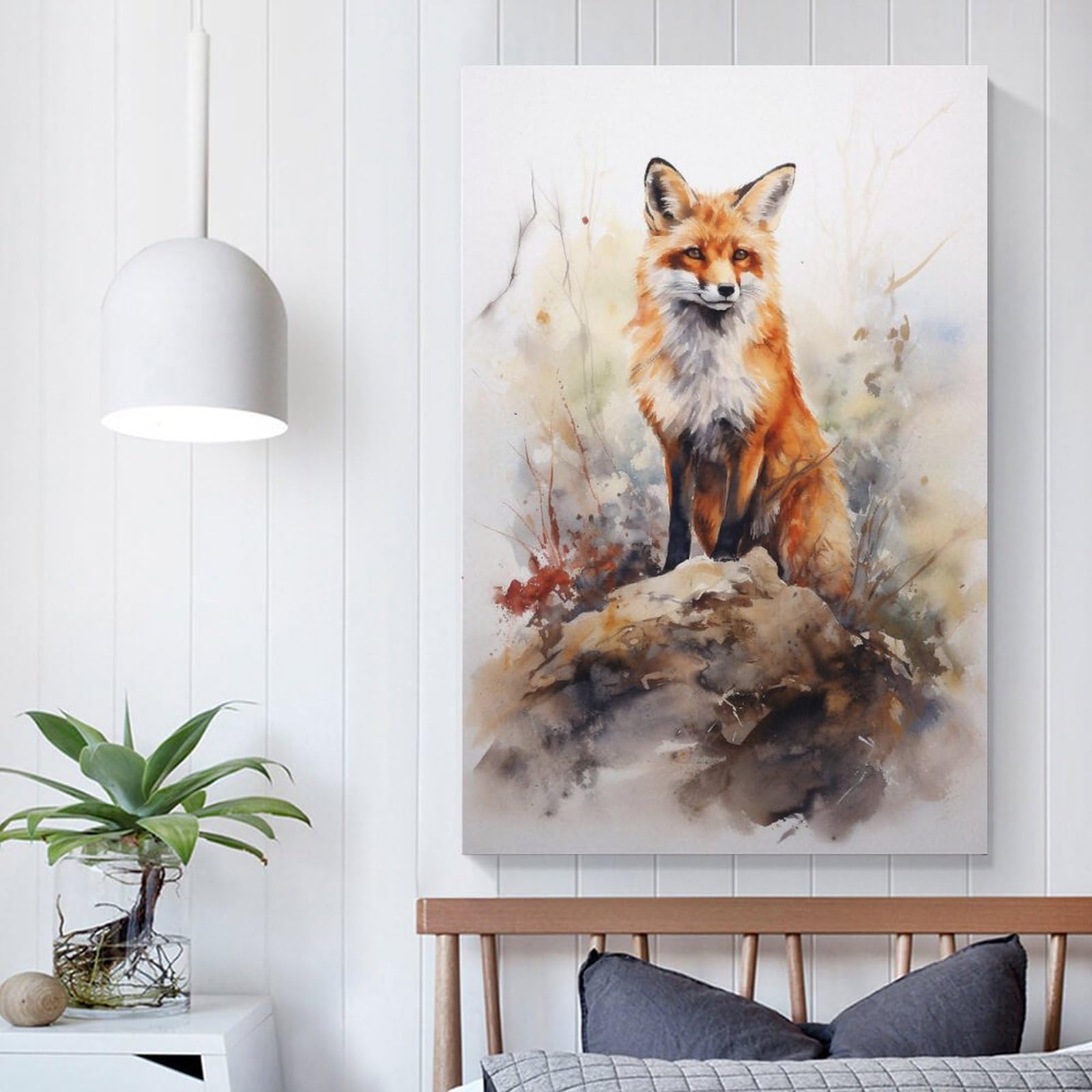 Dipinti d'arte su tela Animali gatto vintage sulla parete Poster e stampe Quadri incorniciati Soggiorno Decorazioni per la casa 30x40cmx3pcs Cornice interna