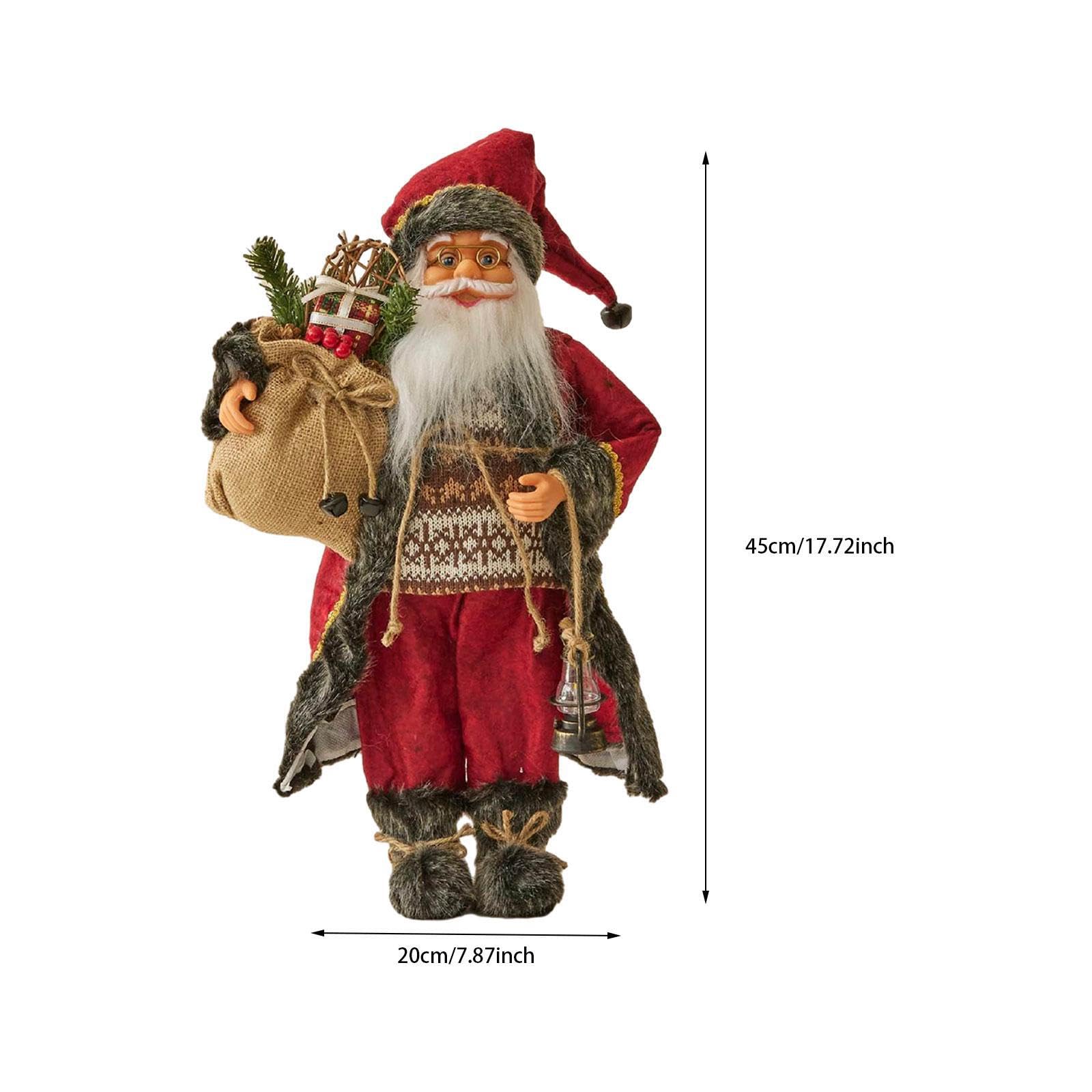 Statuetta di Babbo Natale, bambola, decorazioni festive per lo splendore delle feste, decorazioni di Babbo Natale, ecc., statuetta, per la casa, centrotavola natalizio, artigianato