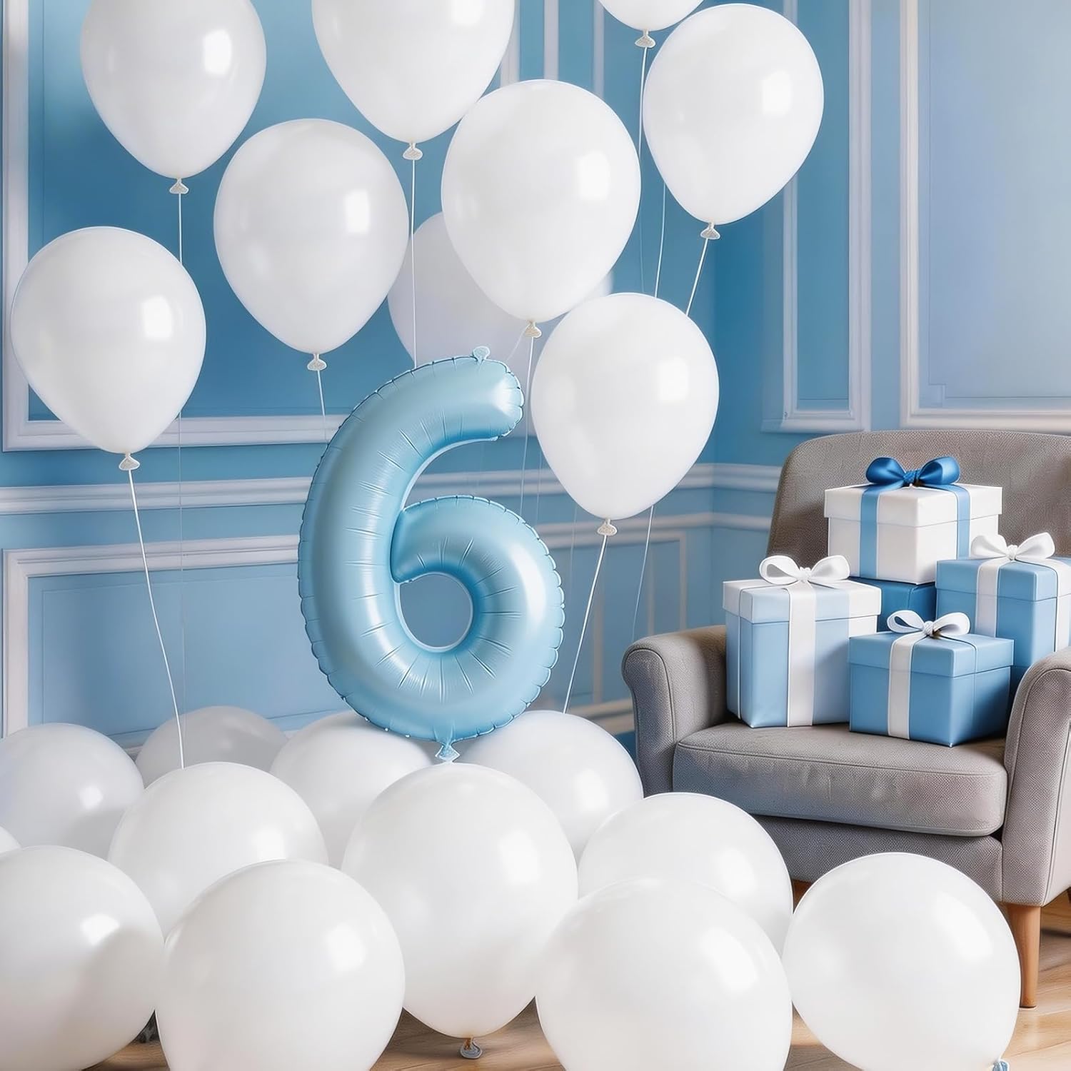 LOLStar Balloons Decorations,100 Pcs White Balloons 12 inch Latex Round Balloon Bulk for Arch Kit Garland, Perfect for Wedding Baby Shower Birthday Bridal Shower Graduation Engagement Party Decoration - Image 7