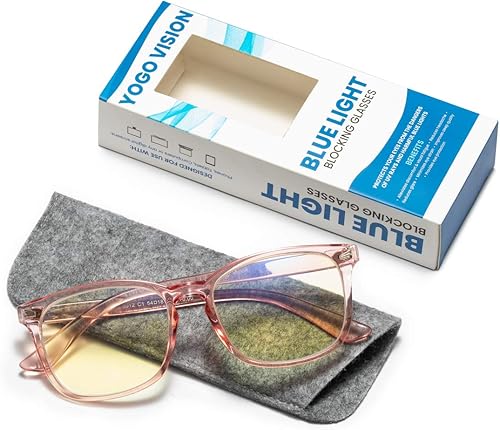 Miniatura 4 de Yogo Vision Blue Light Blocking Computer Glasses Anti Glare Reduce Eyestrain Eyeglasses for Men and Women