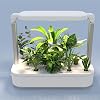 12 Pods Indoor Garden Hydroponics Growing System,24W LED Grow Light,6.5L Water Tank,Pump System,Automatic Timer Smart Vegeable and Fruit Grow Garden Kit,White