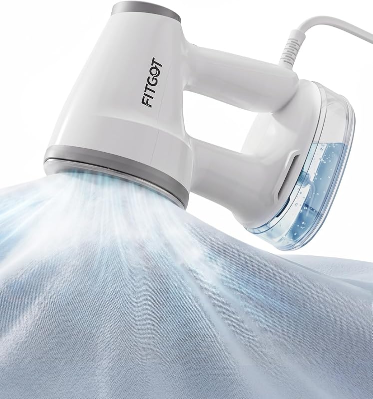 Vaporizador de vacío 4200Pa para ropa, Vaporizador de ropa portátil de 1200W | Succión automática inteligente de tela, vapor y plancha 2 en 1, suela grande, calentamiento de 15 s, tanque de agua a prueba de fugas de 14 oz, cable de 10 pies (120 V)