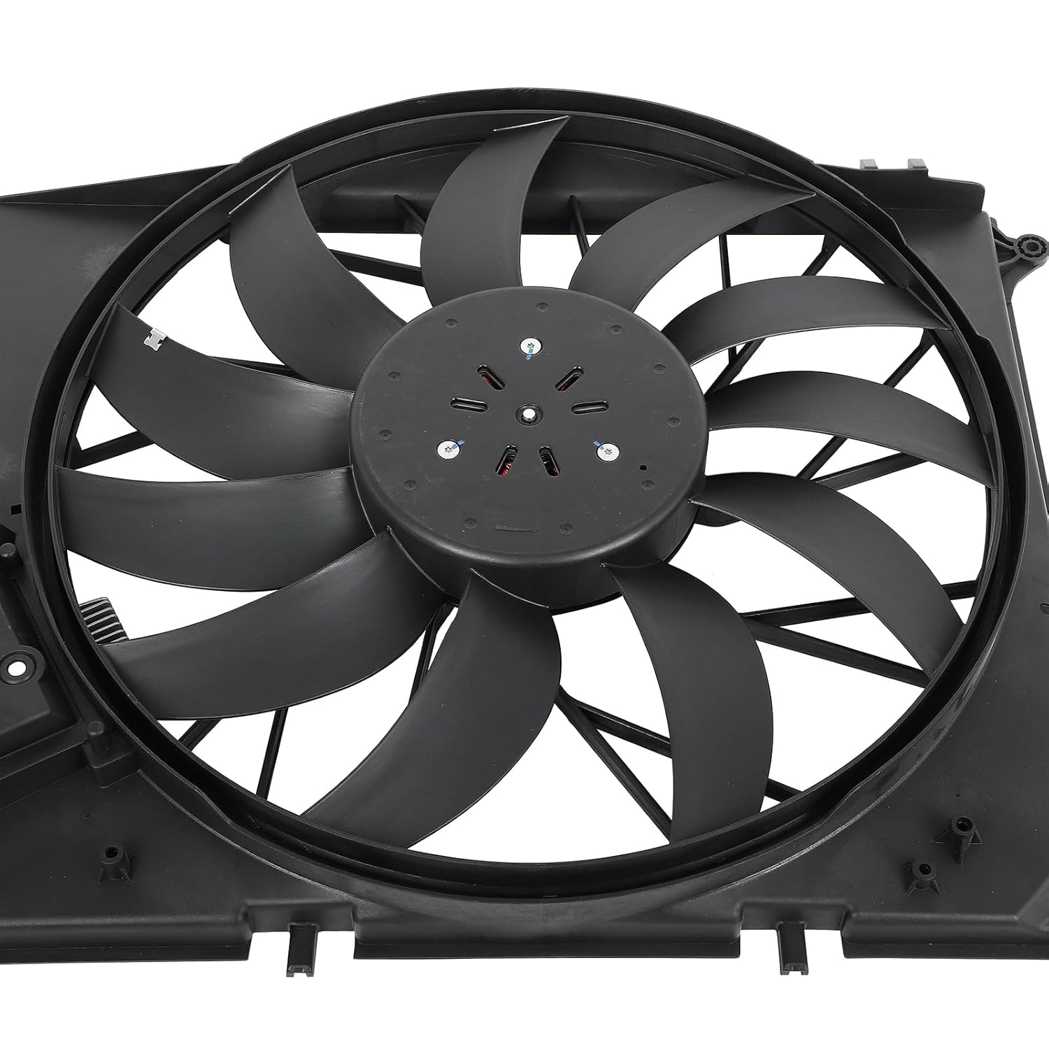 A2205000193 Radiator Condenser Fan Assembly ANPART Fit For 2002-2006 for Mercedes-Benz for CL500 5.0L,2003-2004 for CL55 AMG 5.4L,2002-2006 for S430 4.3L,2002-2006 for S500 5.0L Radiator Cooling Fan