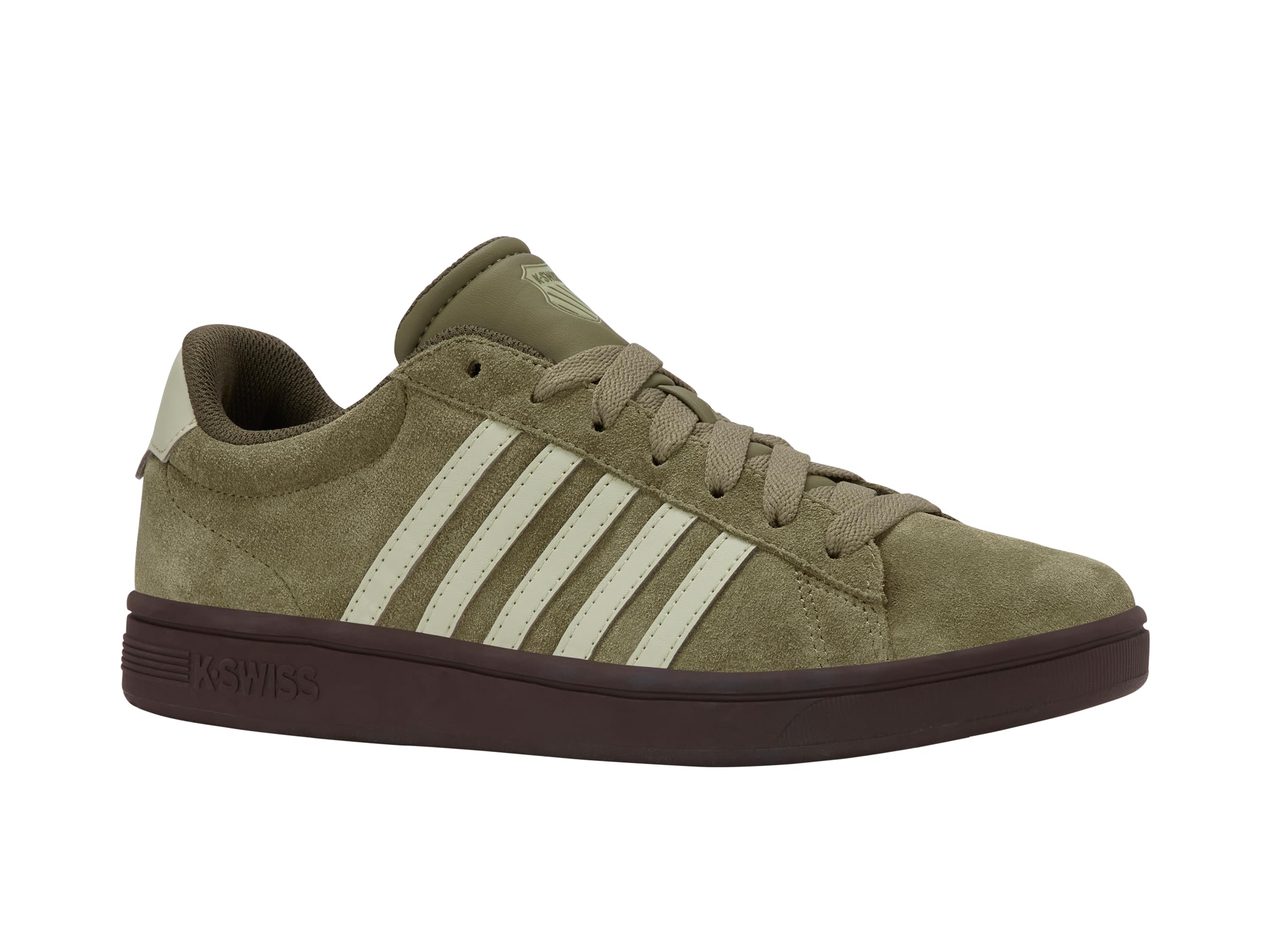 K-Swiss Court Tiebreak II SDE Herren Leder Sneaker Schuhe 09492-367 dunkelgrün