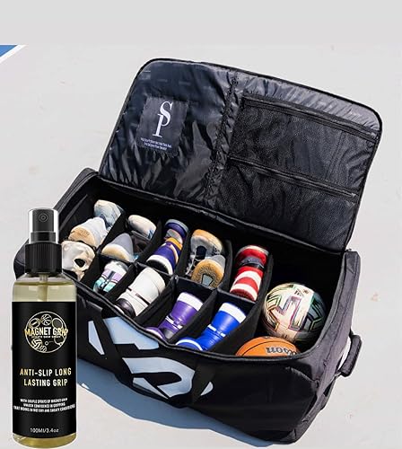 Miniatura 3 de Pousutong MAGNET GRIP Spray de agarre deportivo – Agarre texturizado para tenis, fútbol, baloncesto, baile de poste, béisbol y golf, 2.5 a 4 pulgadas