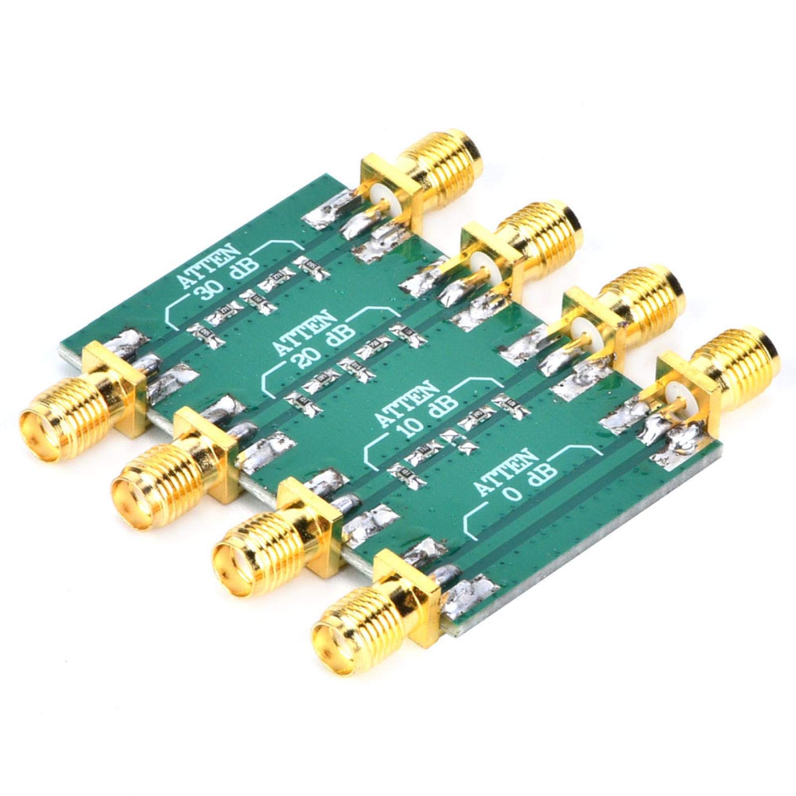 SMA Double Female Head RF Attenuator Highly Reliable Fixed Damper for Electronic Devices Adjust the size of the signals in the circuit.