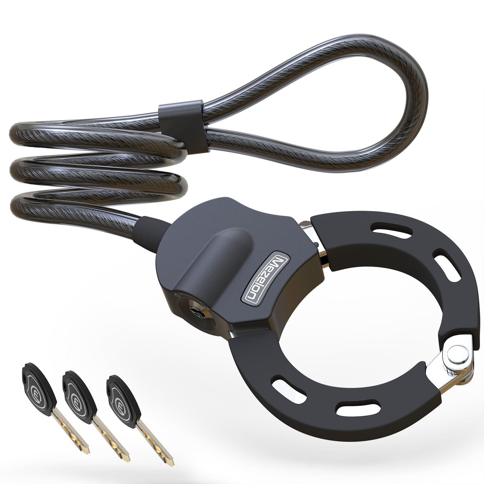Candado Antirrobo para Bicicletas y Patinetes Eléctricos, Candado de 100 cm/13,5 mm, Ideal para Scooters