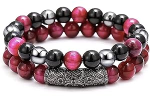 Triple Protection Bracelet: Red and Black Eye Empowering Charm
