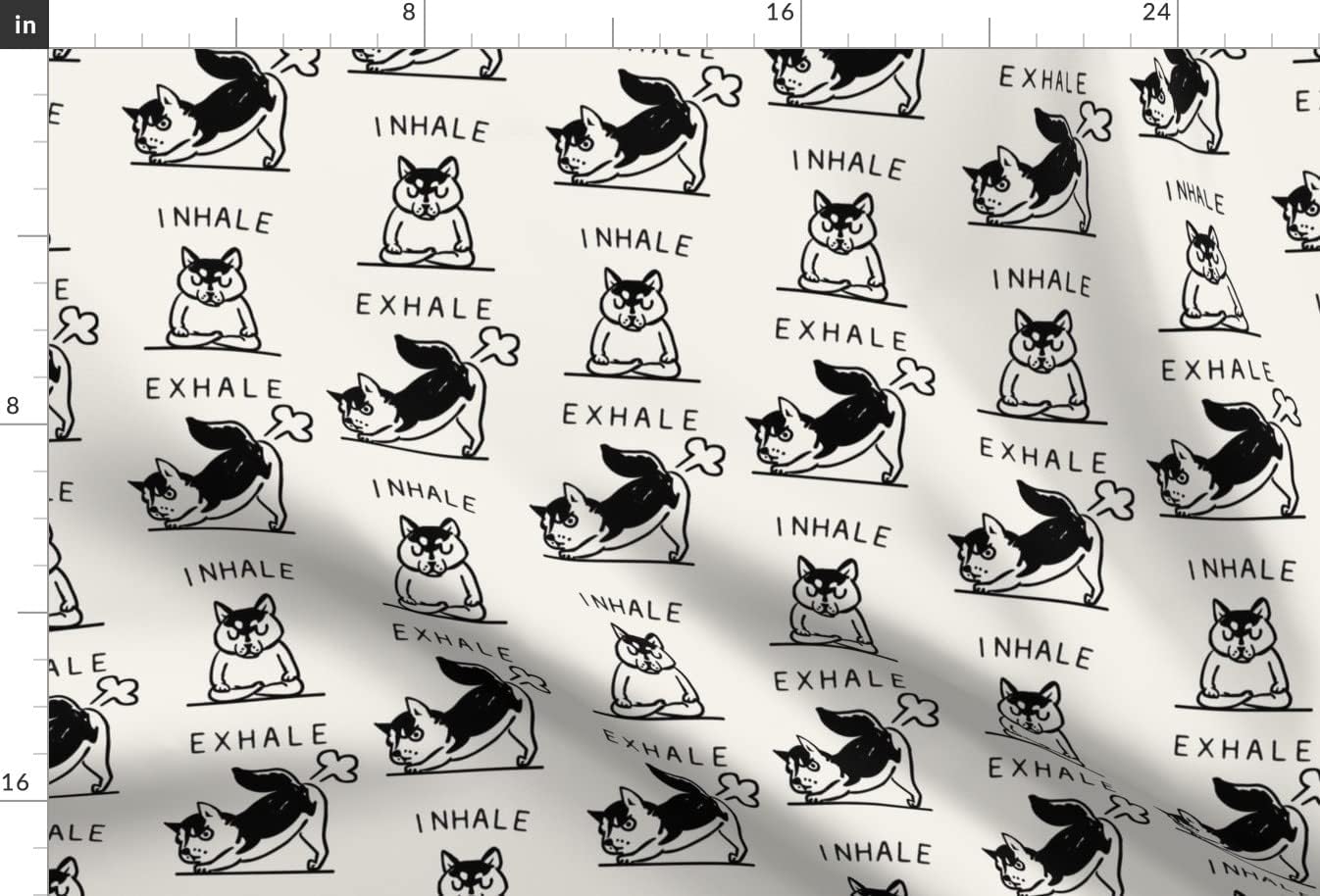Spoonflower Fabric - Husky Dog Yoga Funny Novelty Printed on Minky Fabric by The Yard - Sewing Baby Blankets Quilt Backing Plush