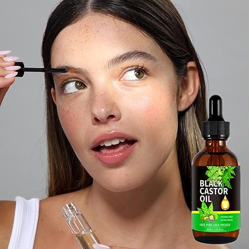 Miniatura 2 de Aceite de Ricino 100 Puro y Natural, Aceite de Castor Orgánico Puro, Aceite para El Cabello para Pestañas, Cejas, Encrespado, Crecimientodel Vello