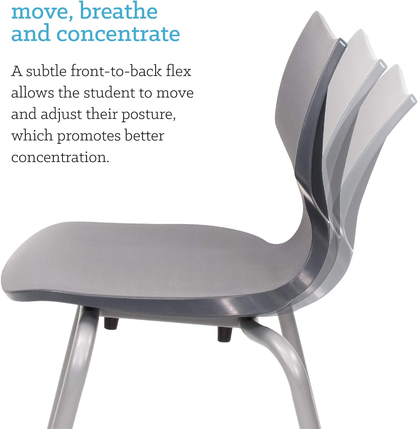 Smith System 11848 Flavors Stack Chair, 16 inch, Apple: Furniture & Decor