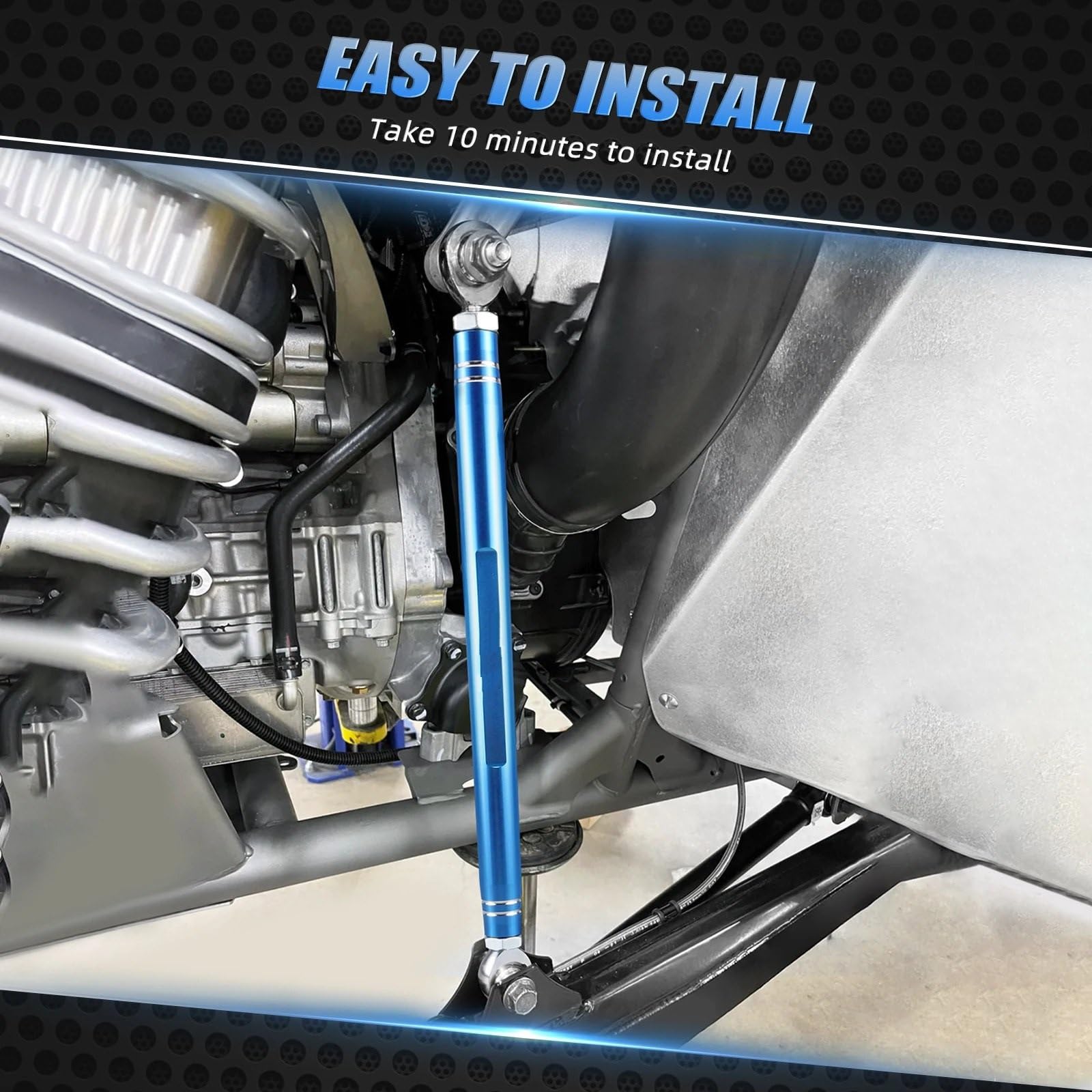Zestaw łączników obniżających Do Polaris RZR Turbo R 2022-2023 tylny stabilizator łącznik obniżający motocykl | Tuleje łączników końcowych Tylny aluminiowy stabilizator
