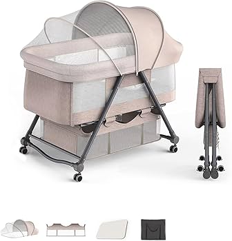 Amazon.co.jp: Yilucess ベビーベッド 添い寝 折りたたみ ベビーベッド