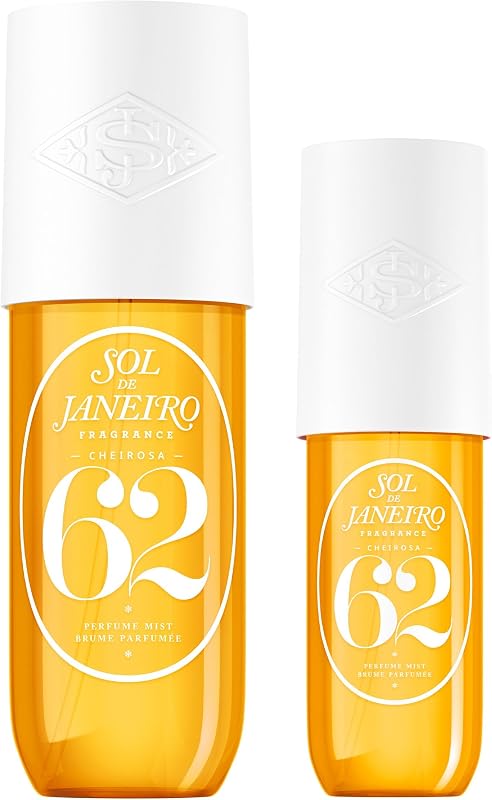 Sol de Janeiro Cheirosa Hair & Body Fragrance Home and Away Bundle | Full Size and Travel Size Set, 8.1 & 3 fl oz Duo