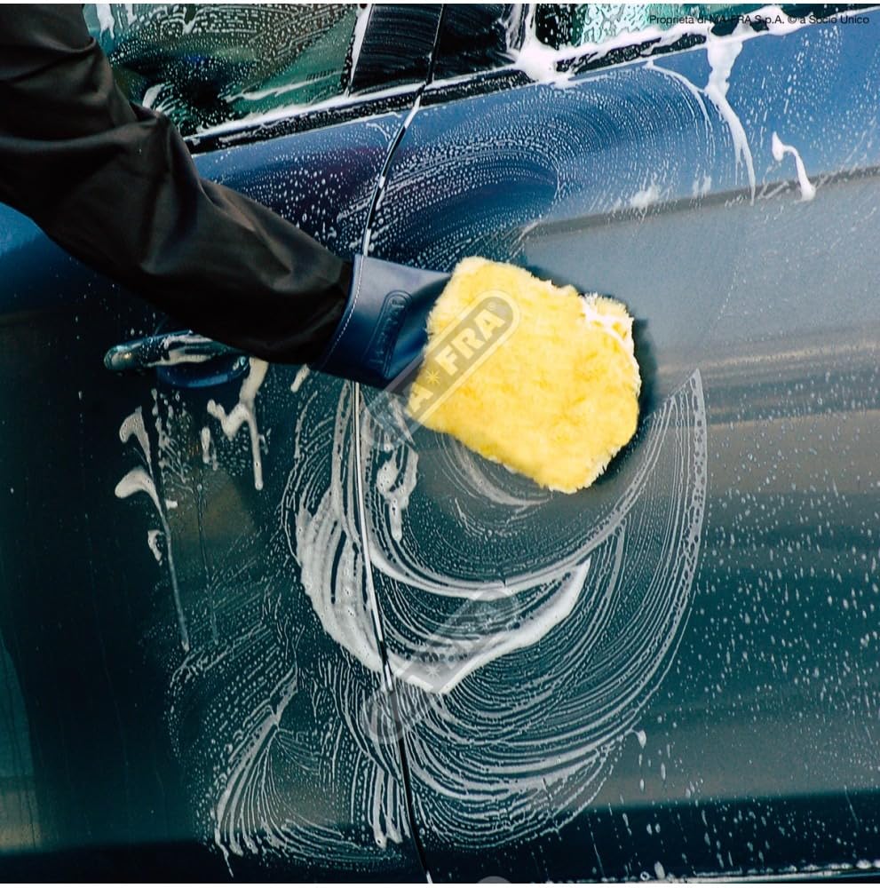 Generico Ma-Fra Guanto Lavaggio Auto Microfibra 3 Pezzi – Guanto in Micro-Lana Impermeabile, Anti Graffi, Super Assorbente, Professionale per Car Detailing – All Seasons - Confezione 3 pezzi