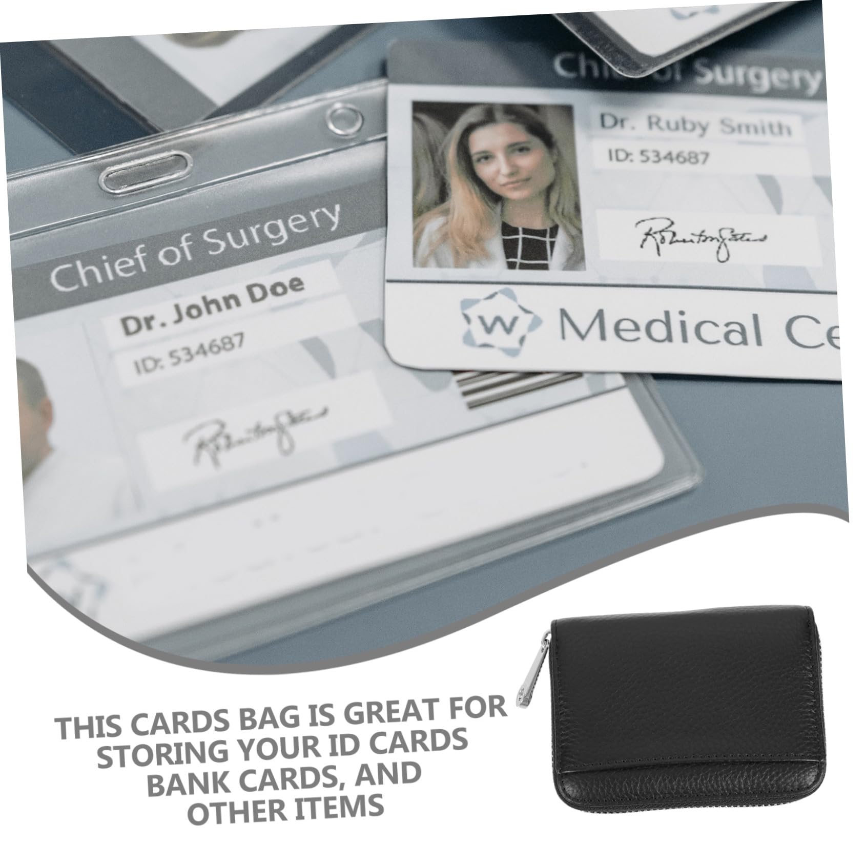 SOIMISS Porta Carte Mucca Elegante Contenitore per Carte di Credito Porta Biglietti da Visita Compatto e Versatile e Oggetti Personali