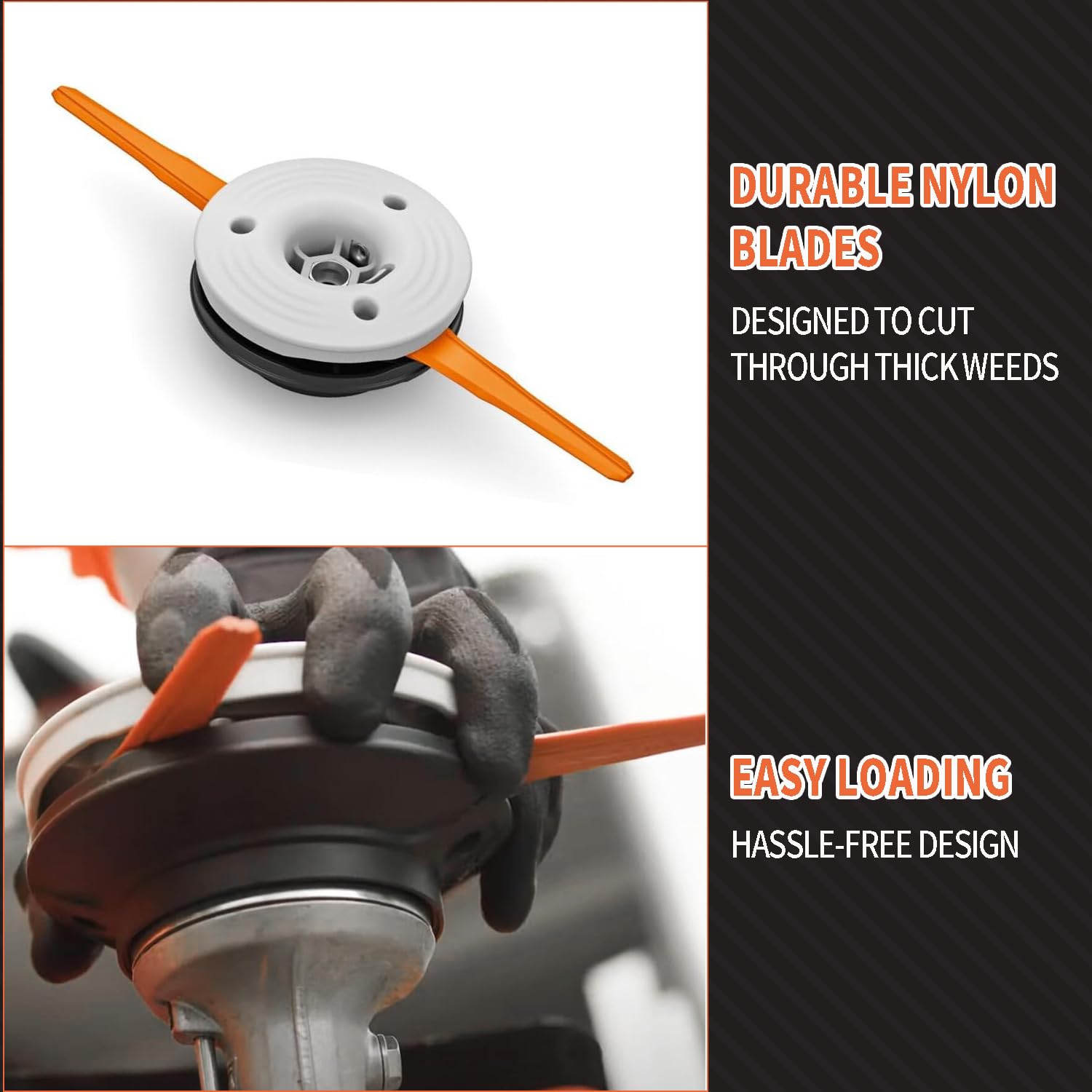24 lame di ricambio per Stihl Polycut 6-2, 6-3, 7-3, 28-2, 48-2, taglio bordo, coltelli in plastica 40020071000