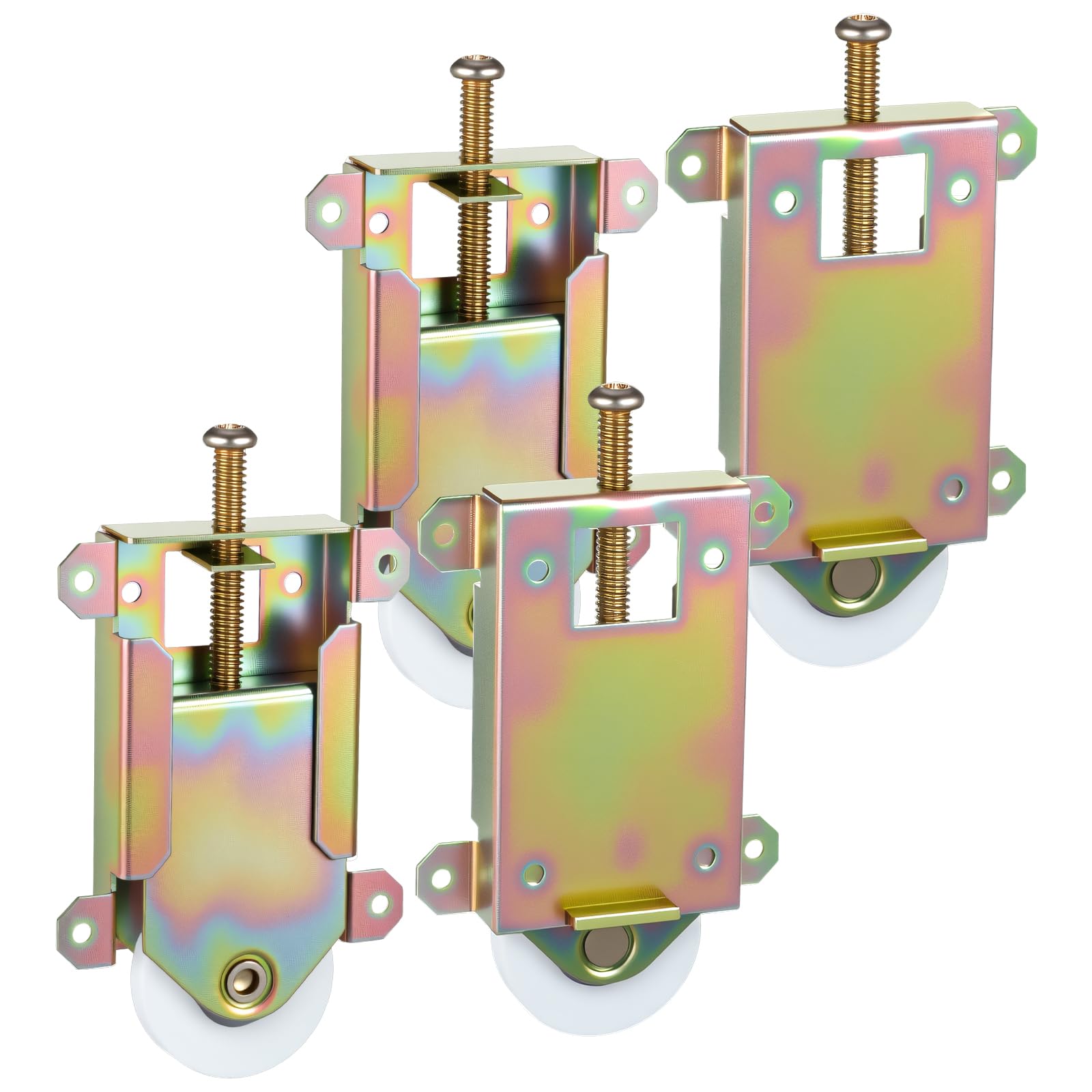 Roulettes pour porte de placard coulissante en nylon robuste de qualité supérieure