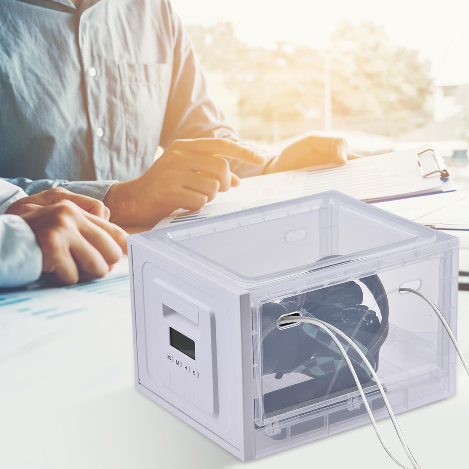 Cassette di blocco per articoli personali - organizzatore di archiviazione | bloccabile | Contenitore sicuro per alimenti per cucine, frigoriferi, medicine, bottiglie di prescrizione per bambini, scatol