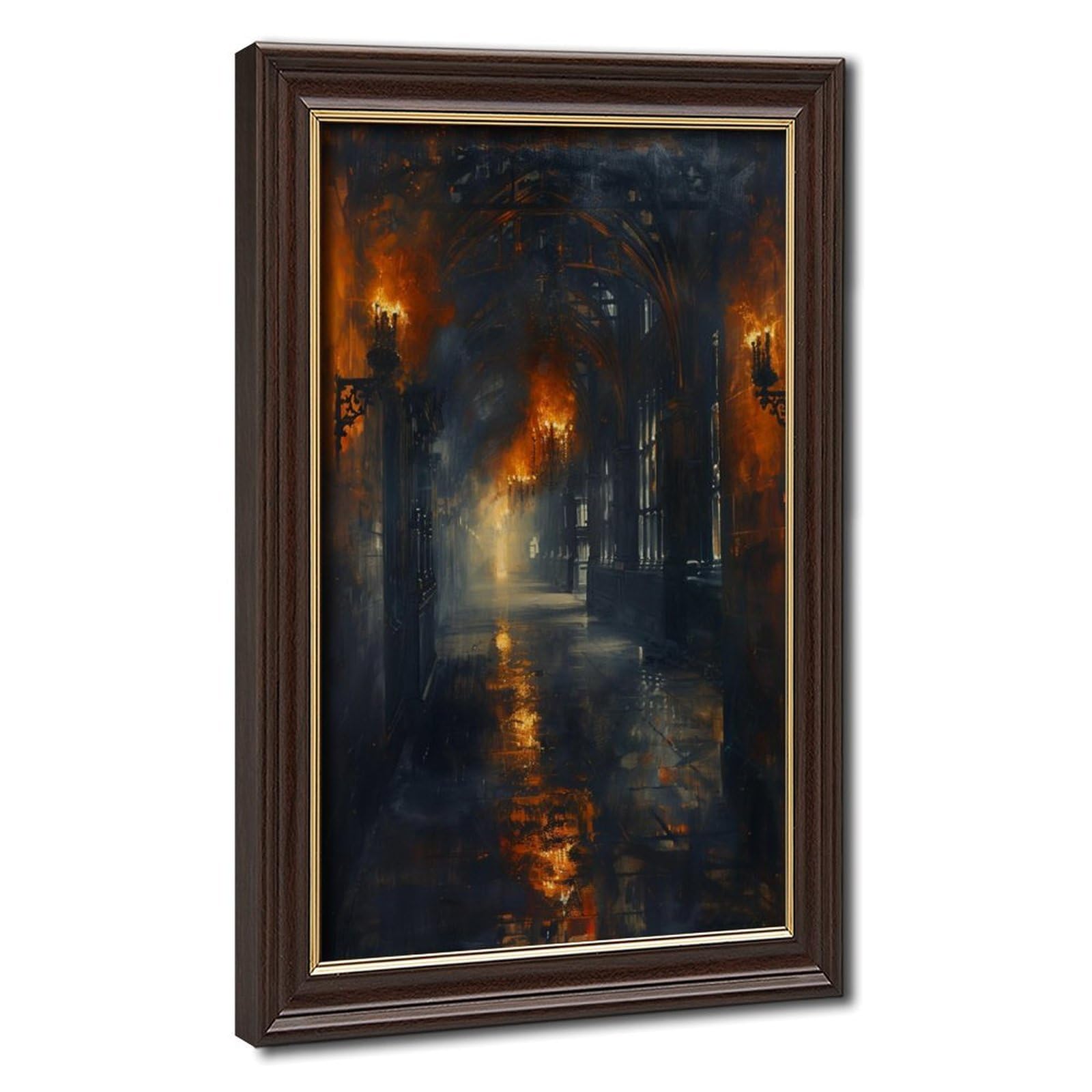 Bareronor Moody Poster Canvas Poster Bedroom Decor Landscape Office Room Decor Gift 24" L X 36" W