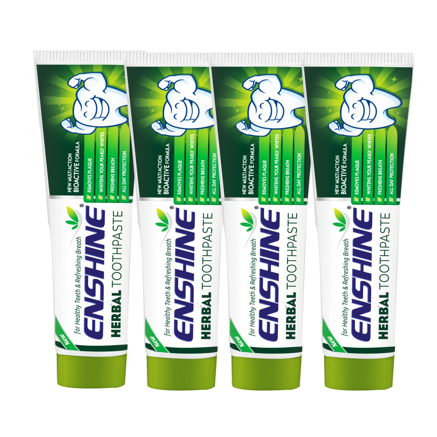 Enshine Herbal Toothpaste Pack of 4 100g Each-For Healthy Teeth & Refreshing Breath with New Multi-action Bio-active Formula (B08ZNKHJQN) Amazon Price History, Amazon Price Tracker